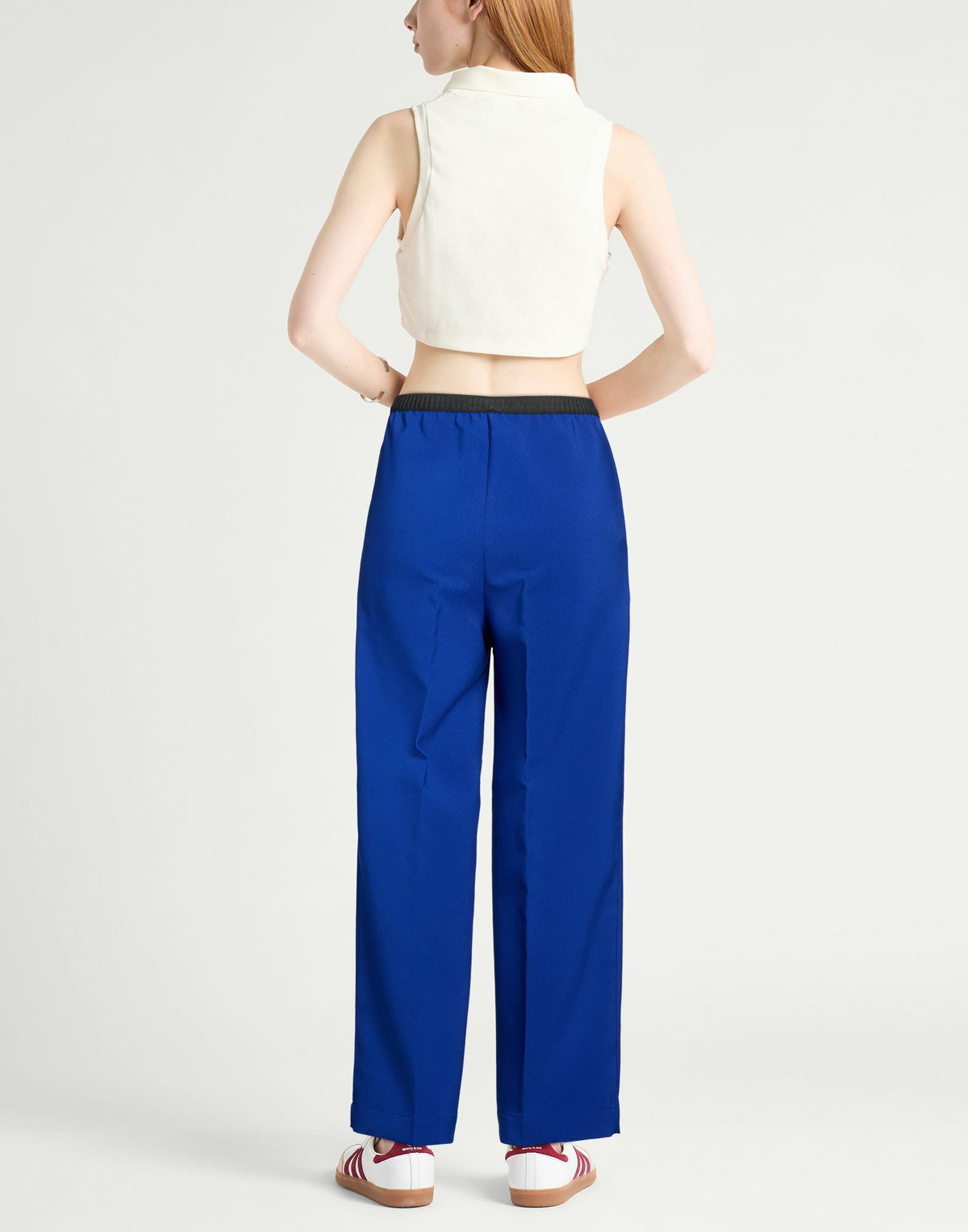 Plan C Womens Pants Bright in Blue