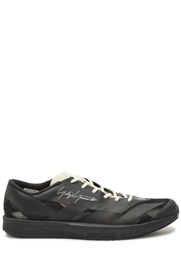 Photo: Y-3 X Adidas Adizero RC6 Mesh Sneakers Black