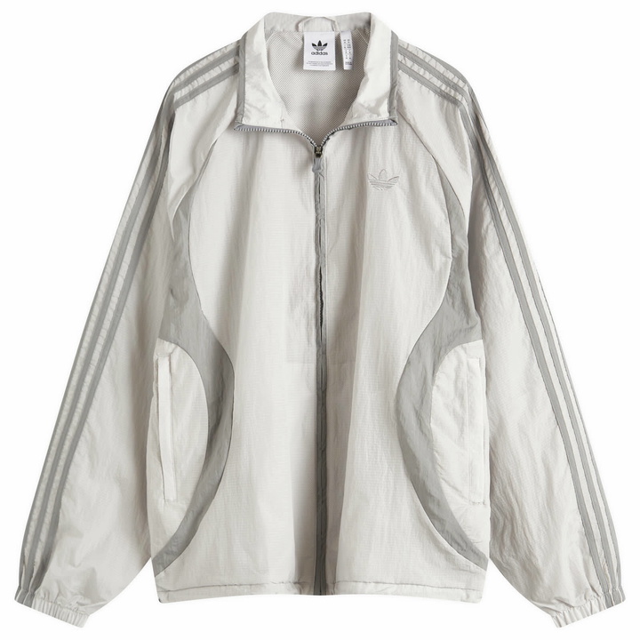 Photo: Adidas Men's Adicolor 2000s Woven Track Top in Grey Two/Grey Three