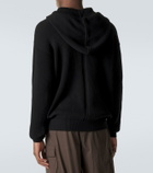 Rick Owens Ribbed-knit virgin wool hoodie