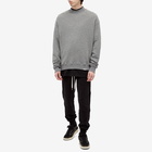 Represent Men's Blank Crew Sweat in Grey Melange