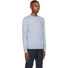 Ermenegildo Zegna Blue Premium Cotton Sweater