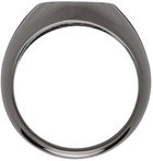 Vivienne Westwood Gunmetal Sigillo Ring