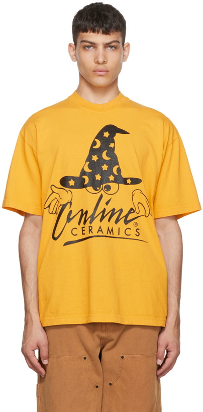 Photo: Online Ceramics Yellow Witch Hat T-Shirt