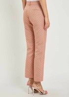LA Double J 24/7 Tulip-jacquard Trousers Pink