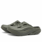 Hoka One One Men's Ora Recovery Mule Sneakers in Slate/Slate