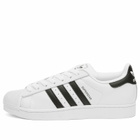 Adidas Superstar II Sneaker in White/Core Black