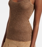 Gabriela Hearst Cinxia cashmere, silk, and hemp tank top