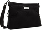 Maison Margiela Black Recycled Nylon Messenger Bag