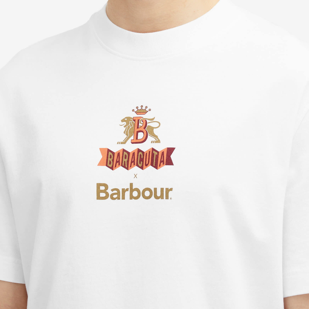 Barbour Men's x Baracuta Archive T-Shirt in White