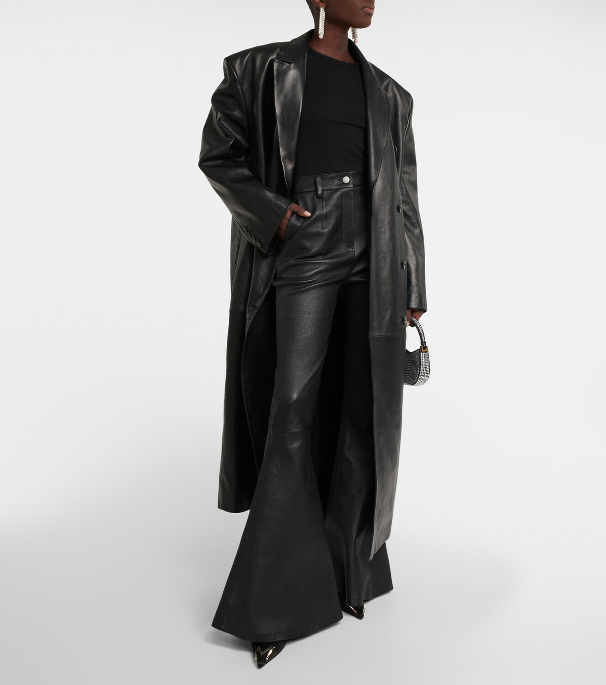 Magda Butrym - Double-breasted leather coat Magda Butrym