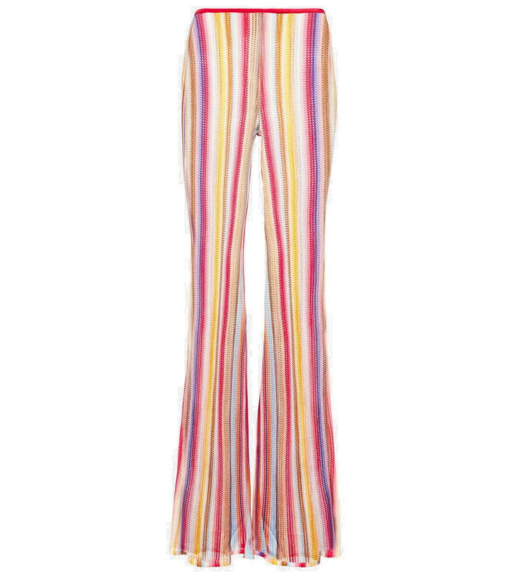 Photo: Missoni Mare Striped low-rise flared pants