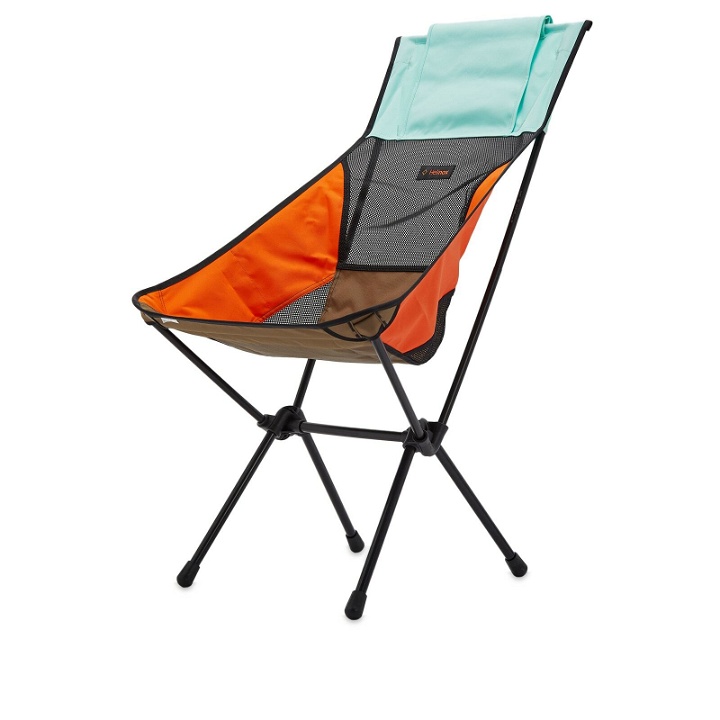 Photo: Helinox Sunset Chair in Mint Multi Block 