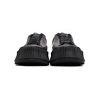 Jil Sander Black Leather Platform Sneakers