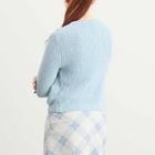 Kijun Women's Double Corsage Cardigan in Sky Blue