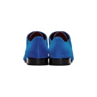 3.1 Phillip Lim Blue Suede Square Lace-Up Loafers