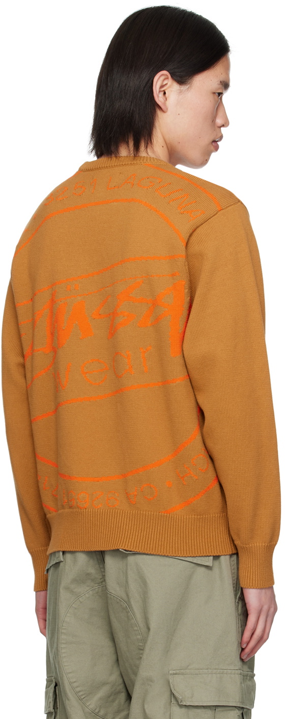 Stüssy Tan Laguna Icon Sweater Stussy