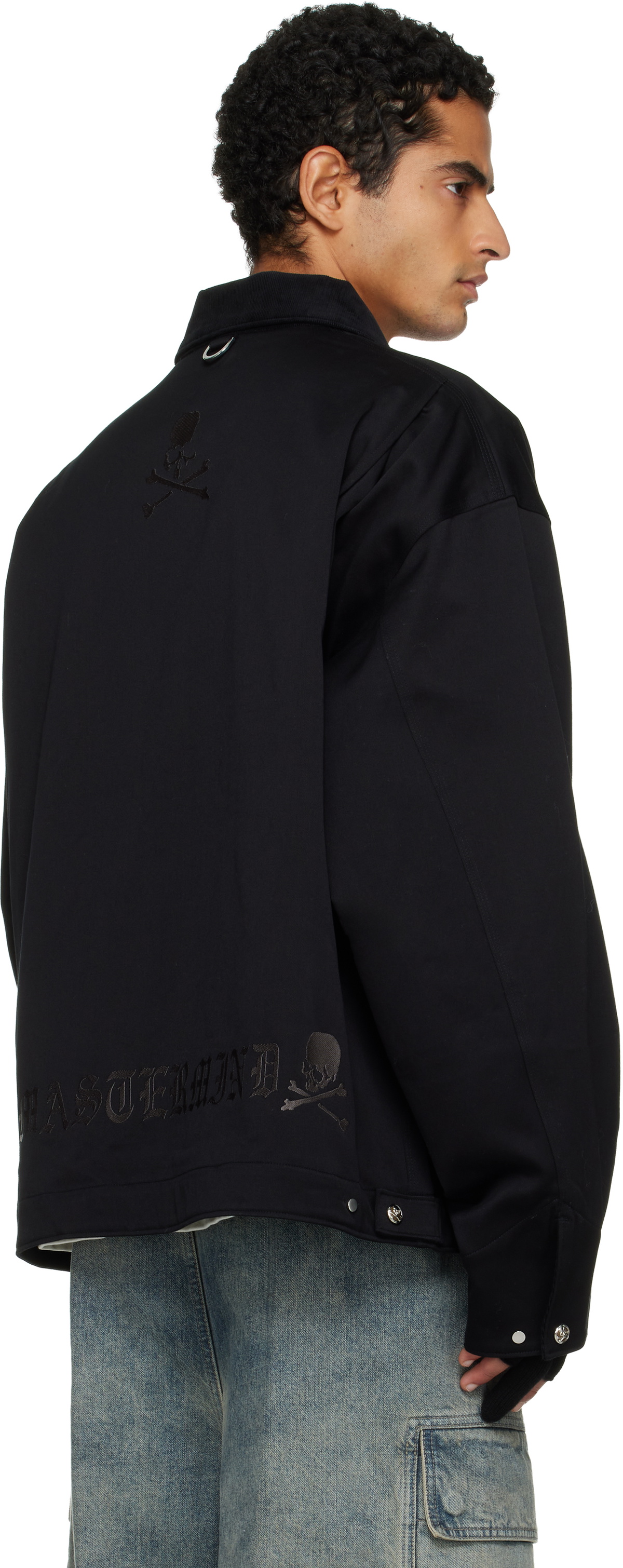 mastermind JAPAN Black Aviator Jacket