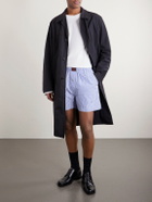Willy Chavarria - Willy Woven Cotton Straight-Leg Boxer Shorts - Blue