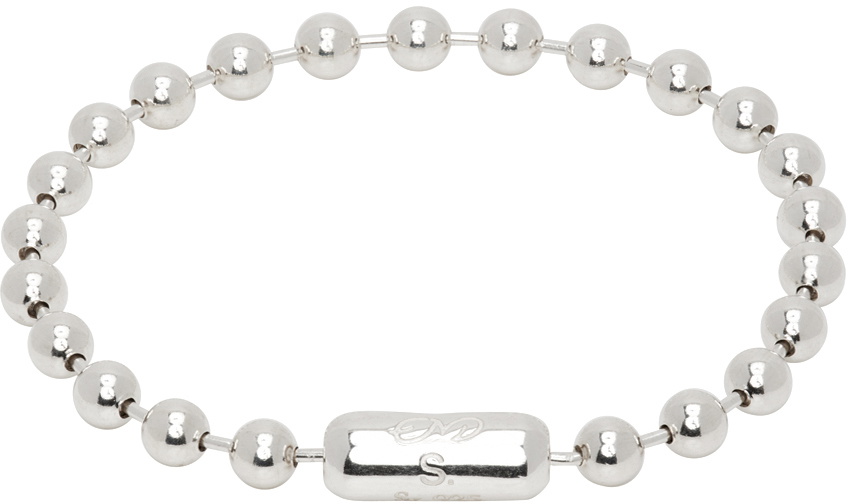 TAKAHIROMIYASHITA TheSoloist. Silver Ball Chain S Bracelet