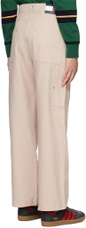 Tommy Jeans Beige Carpenter Trousers