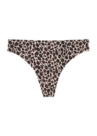 Chantelle Soft Stretch Leopard-print Thong - One Size