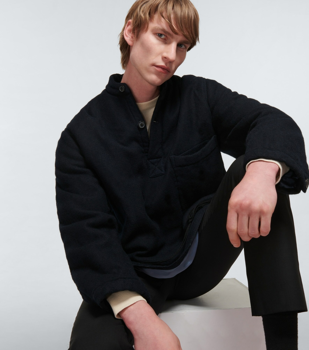 Maison Margiela - Wool overshirt jacket Maison Margiela