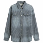thisisneverthat Men's Hickory Denim Shirt in Indigo