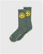 Market Smiley Upside Down Socks Green - Mens - Socks