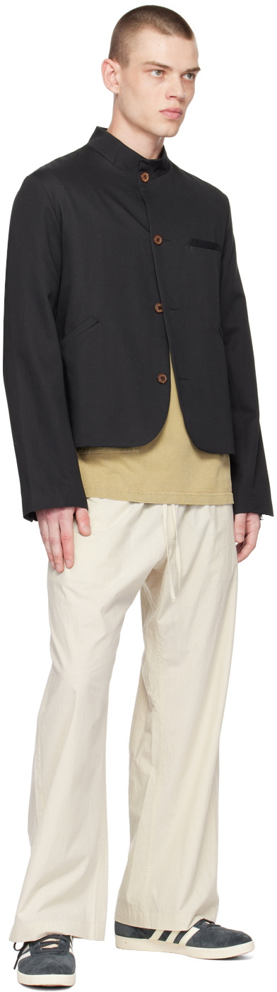 XENIA TELUNTS Black Band Collar Jacket