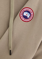 Canada Goose Huron Hooded Cotton Sweatshirt Beige