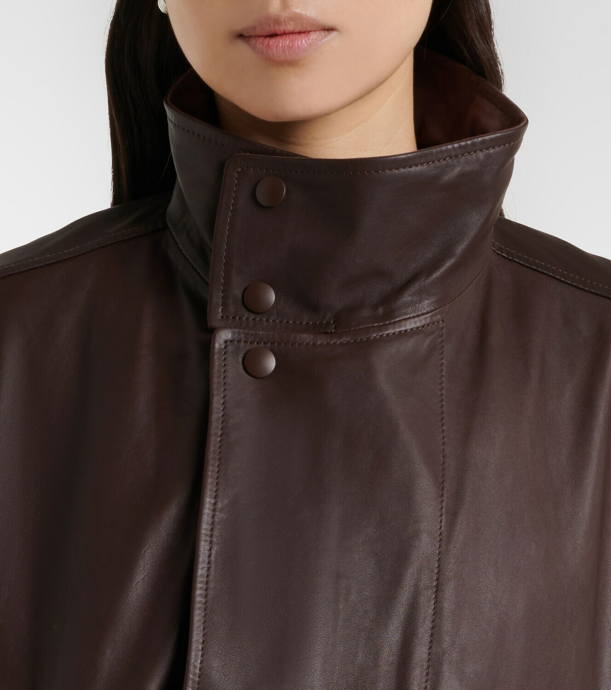 Lemaire Leather blouson jacket