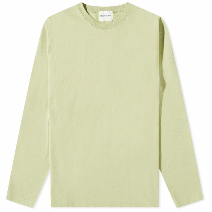 Photo: Country Of Origin Men's Long Sleeve T-Shirt in Spring Green