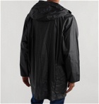 Barbour White Label - Waxed-Cotton Hooded Parka - Black