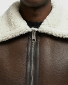 A.P.C. TOMMY JACKET Brown Mens Bomber Jacket