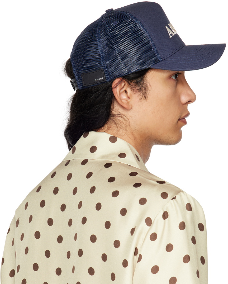 AMIRI Navy Trucker Cap Amiri