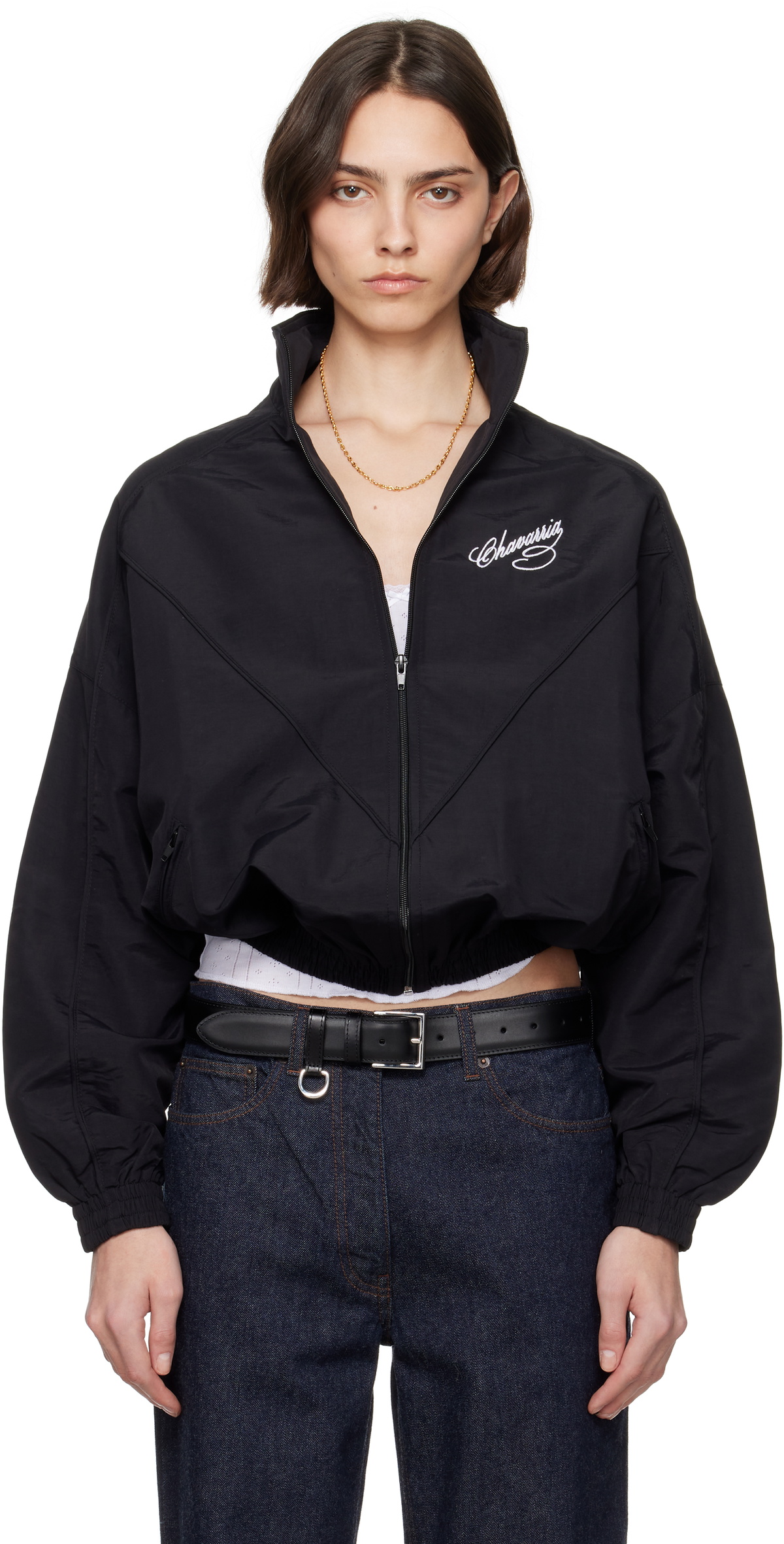 WILLY CHAVARRIA Black Ruff Rider Track Jacket