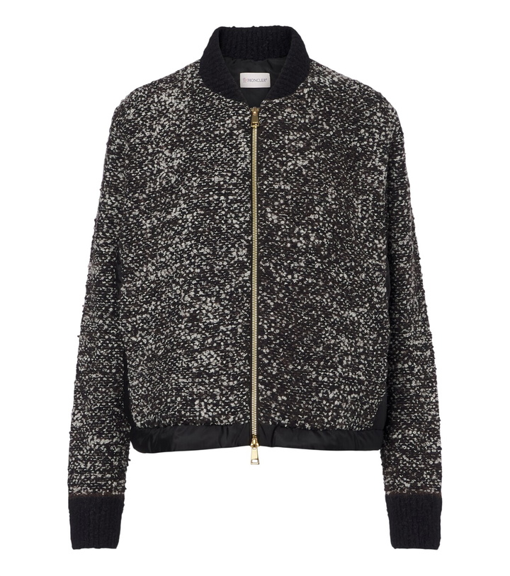 Photo: Moncler Cotton, wool, and alpaca-blend cardigan