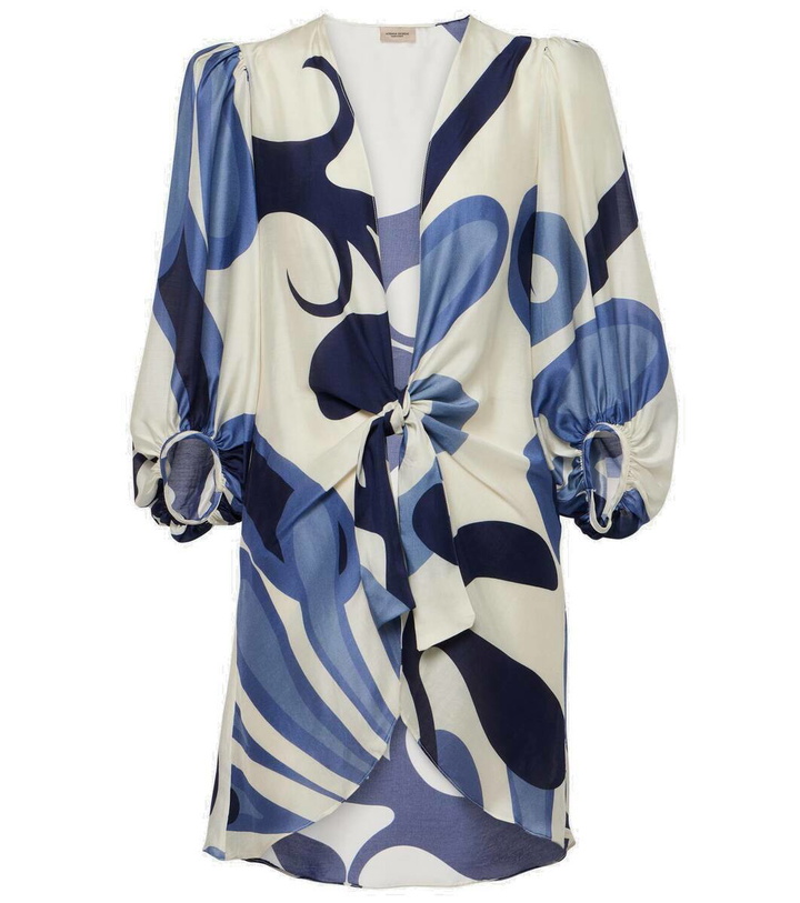 Photo: Adriana Degreas Algae printed puff-sleeve shirt