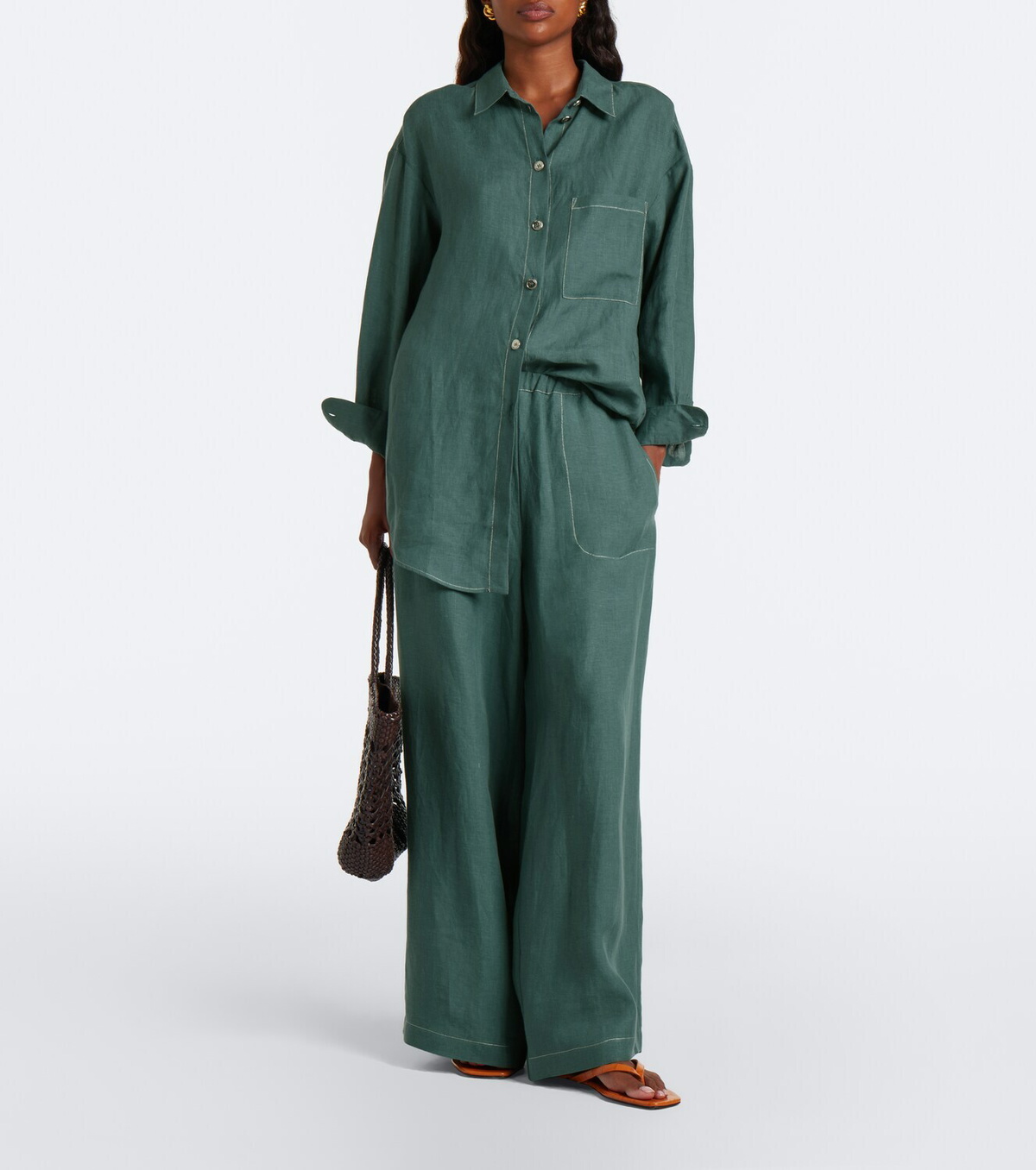 Eres Flashing linen shirt