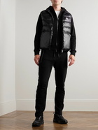 Moncler - Aube Slim-Fit Logo-Appliquéd Quilted Shell Down Gilet - Black