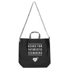 Human Made Men's Shoulder Tote Bag in Black 