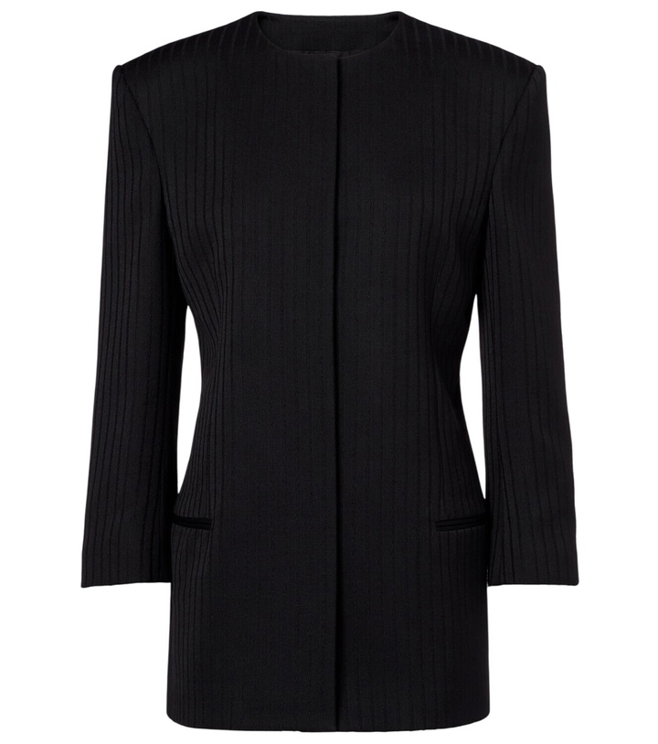 Photo: Calvin Klein Collection Ribbed-knit wool blazer