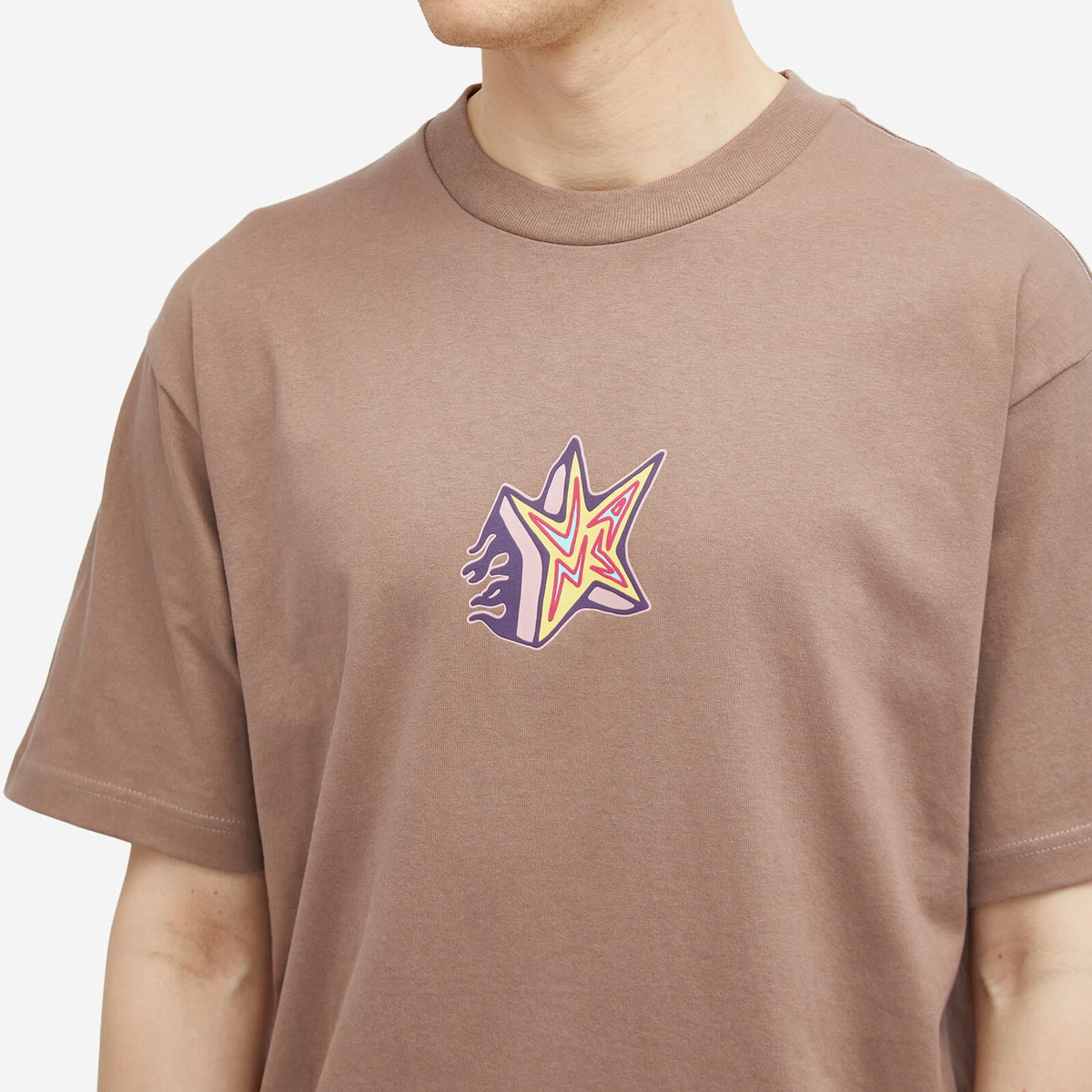 Vans Men's Skate Star SS T-Shirt in Deep Taupe