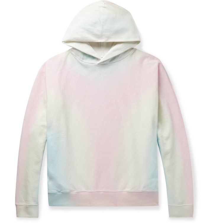 Photo: Maison Margiela - Tie-Dyed Loopback Cotton-Jersey Hoodie - Multi