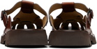 HEREU Brown Canya Sport Sandals