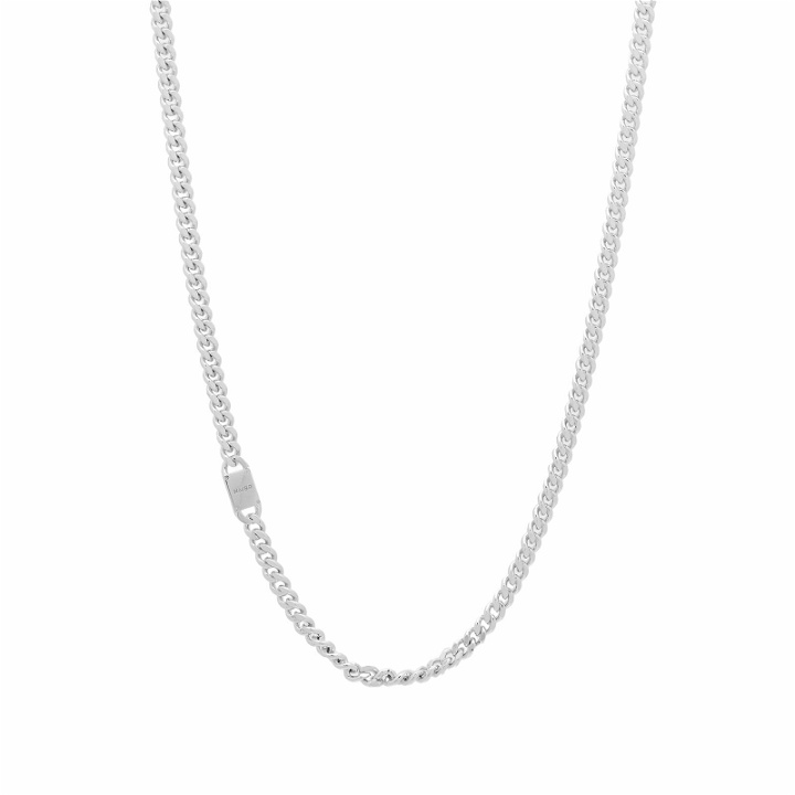 Photo: NUMBERING Men's Curb Chain Necklace in Silver