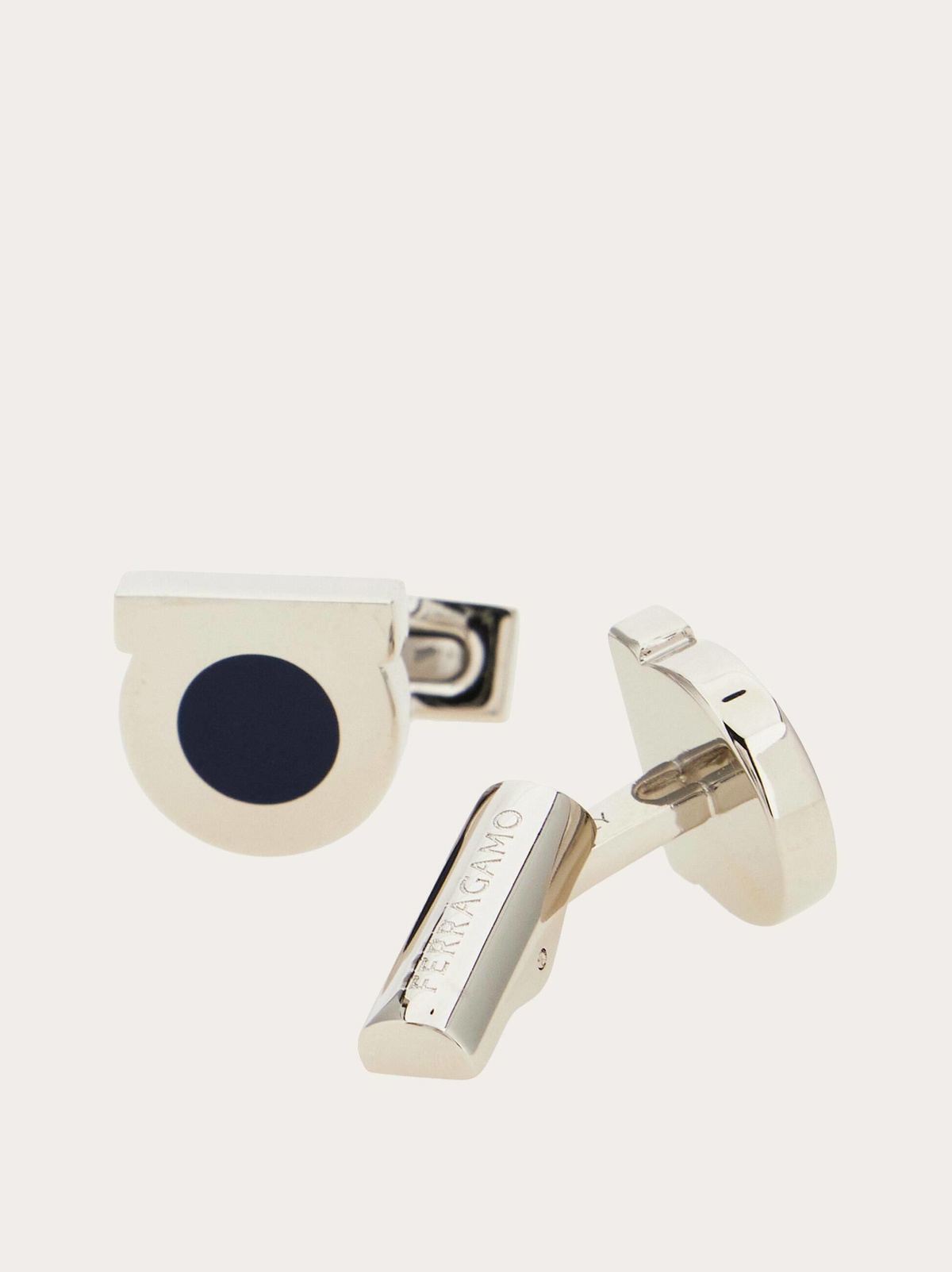 Ferragamo Mens Gancini cufflinks in Blue