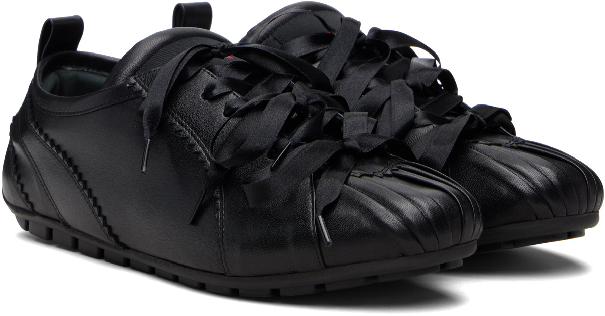 Simone Rocha Black Ballerina Grip Sneakers
