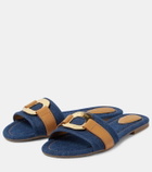 See By Chloé Klaire denim slides